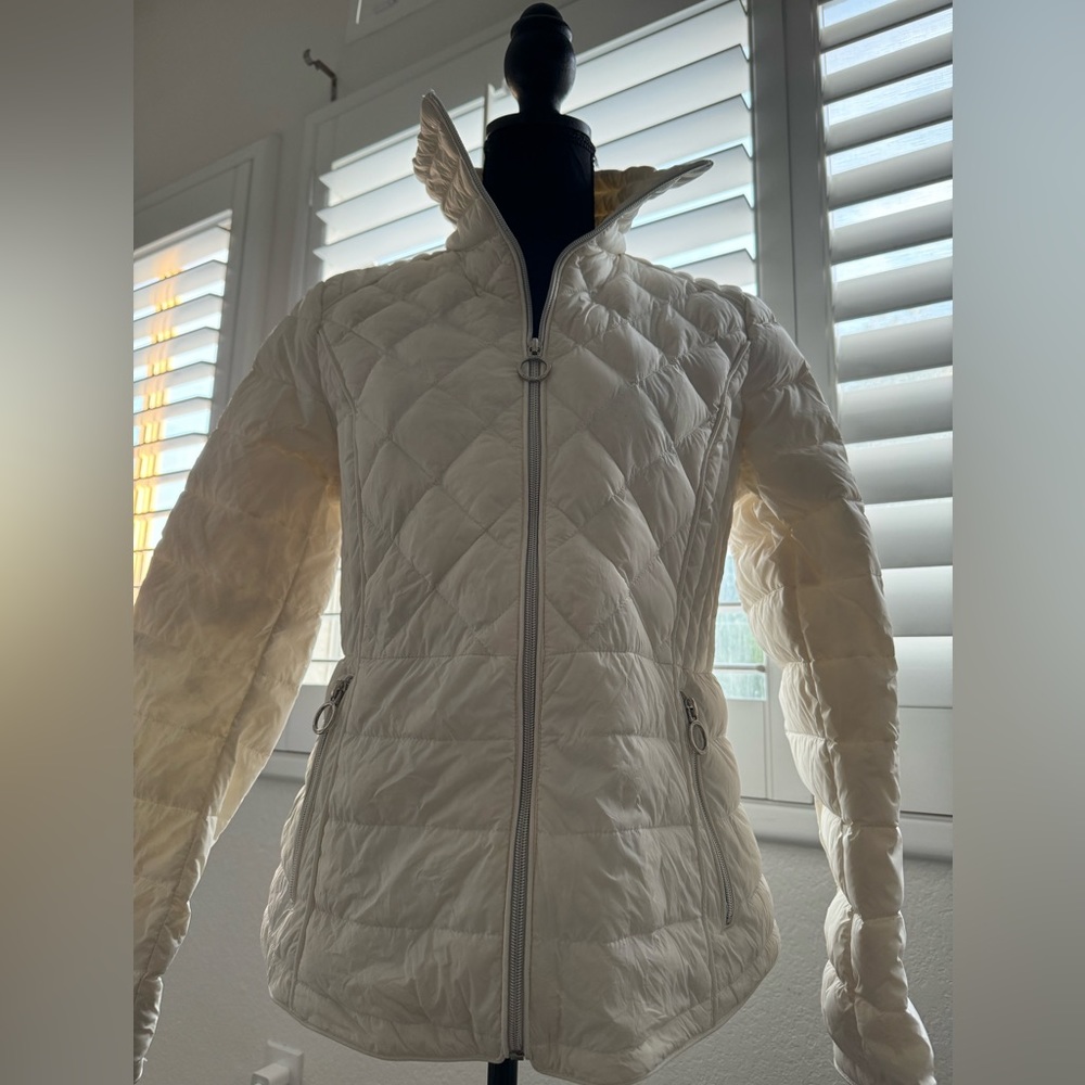 Michael Kors packable down full puffer jacket